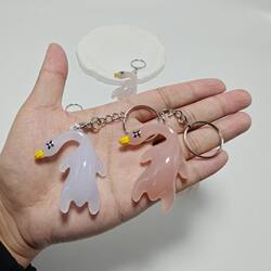 Uv Color-Changing Roast Duck Pendant, Trendy and Cute Car Interior Decoration, Student Backpack Pendant, Small Shop