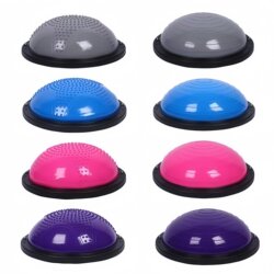 Swimming Kickboard with Base, Multiple Diameters, Customizable Logo, Frosted Non-Slip Yoga Hemisphere, Yoga Aid