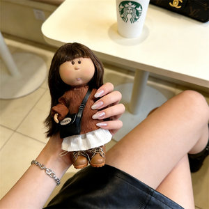
Spanish potato doll mia vinyl doll 24cm doll set toy cute birthday gift