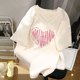 Summer white T -shirt loose tide brand women's thin cotton V -neck short -sleeved fat mm covered belly, hidden meat large size women's clothing
