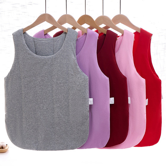 Men and women pure cotton bellybands for adults sleeping warm stomach and protect belly half back vest pregnant women keep warm belly circumference winter
