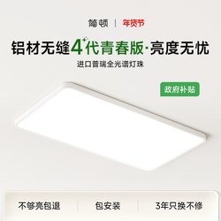 Jiandun Seamless 4Th Generation Youth Edition Full-Spectrum Eye Protection Ceiling Light Living Room Light Study Bedroom Smart Lighting