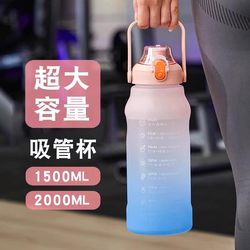 Best-Selling Outdoor Large-Capacity Sports Water Bottle in the United States, Fitness Water Cup, Straw Cup for Boys and Girls, Travel Water Cup
