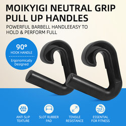 45-Degree Hook-Type Multifunctional Fitness Grip for Pull-Ups, Deadlifts, Rowing, Fitness Handle, Strength Training Assist Hook