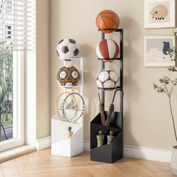 Basketball Storage Rack for Home Indoor Use, Children's Soccer Rack, Volleyball Rack, Badminton Storage Basket, Ground Ball Rack