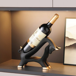 High-End and Luxurious Wine Rack, Cow Figurine, Living Room Wine Cabinet, Sideboard, Light Luxury Decoration, Tv Cabinet, Wine Holder