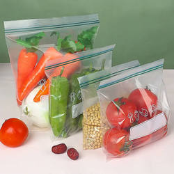 Double-Sealed Self-Sealing Bags, Food Packaging Bags, Transparent Ziplock Bags, Large and Small Double-Sealed Bags, Plastic Pe Self-Sealing Bags