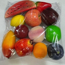 10~12 Pieces Per Pack, Artificial Fruit Set, Fake Fruit, Artificial Strawberry, Orange, Banana Model, Foam Fake Fruit