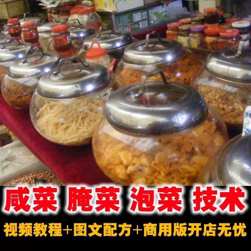 腌菜技术泡菜做法小菜酸菜泡菜腌制技术大全配方泡菜技术