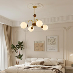 French-Style Lamp, Magic Bean Room, Light Luxury Dining Room, Retro Chandelier, New Master Bedroom Lamp, American-Style New Lighting Fixtures, Dining Chandelier