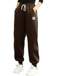 
Women's 2026 autumn and winter new sports trousers with velvet and thickened trousers, leggings, harem pants, loose, slimming and warm sweatpants