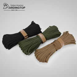 Mardingtop Mountaineering Tactical Paracord Multifunctional Survival Rope Reflective Self-Defense Fire-Starting Rope Ten-Core Survival Tool