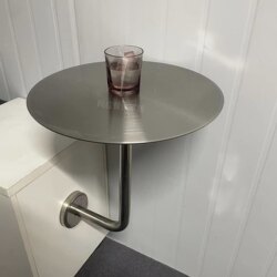 Trendy Industrial Style Cafe Milk Tea Shop Stainless Steel Dining Table Dessert Snack Shop Living Room Sofa Creative Small Coffee Table