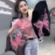 High-quality pure cotton short-sleeved T-shirt for women in summer 2025 new fashionable age-reducing shirt slimming shoulder T-shirt top
