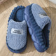 
Thick-soled cotton slippers for men in winter home use indoor thickened plus velvet non-slip warm plush slippers for men winter