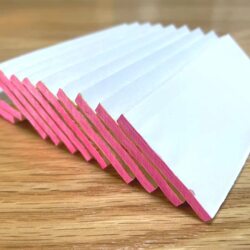 Brand New Pure Wood Pulp Odor-Free Handmade Wrapping Paper for the Elderly, DIY Ultra-Thin Extra-White Clean Soft Ribbed Paper