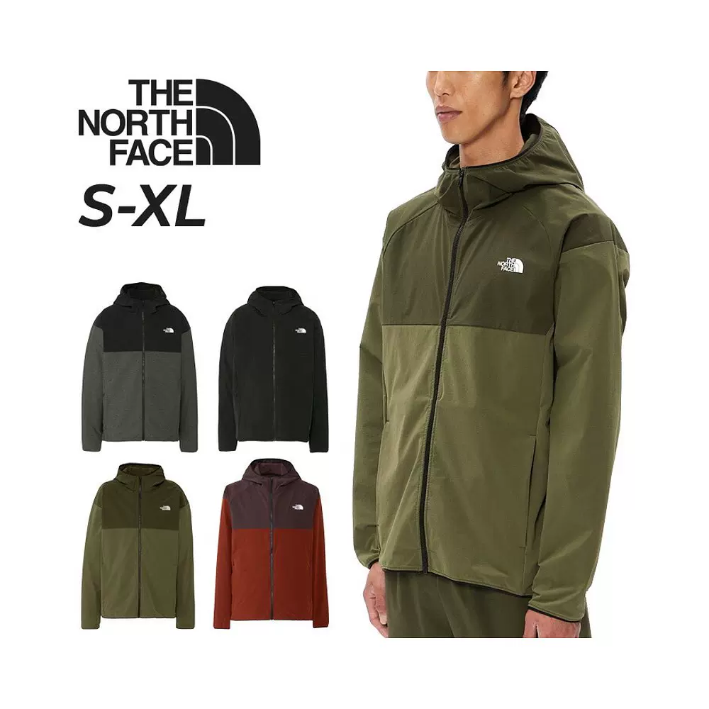 日本直邮The North Face 男士户外防风防水连帽夹克衫NP72381-Taobao