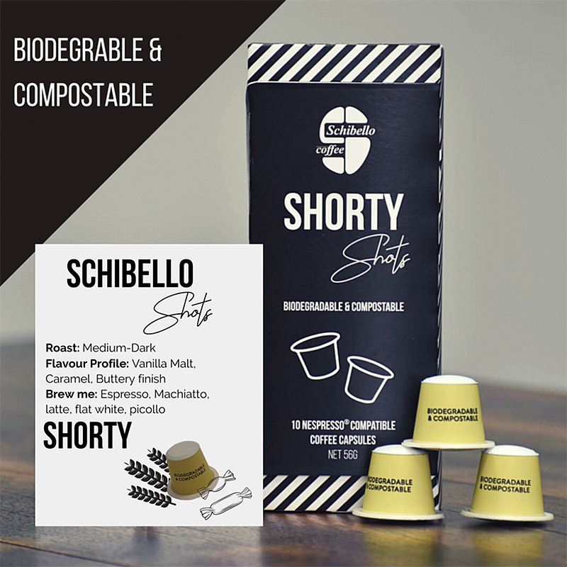 Schibello浓缩咖啡胶囊 (10包装)精品新鲜烘焙浓郁香醇