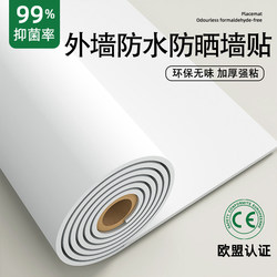 Exterior Wall Waterproof and Sun-Proof Wall Stickers, Self-Adhesive Wallpaper for Covering Imperfections, Special Cement Paper for Entry Doors, Graffiti, Outdoor Decoration, and Advertising