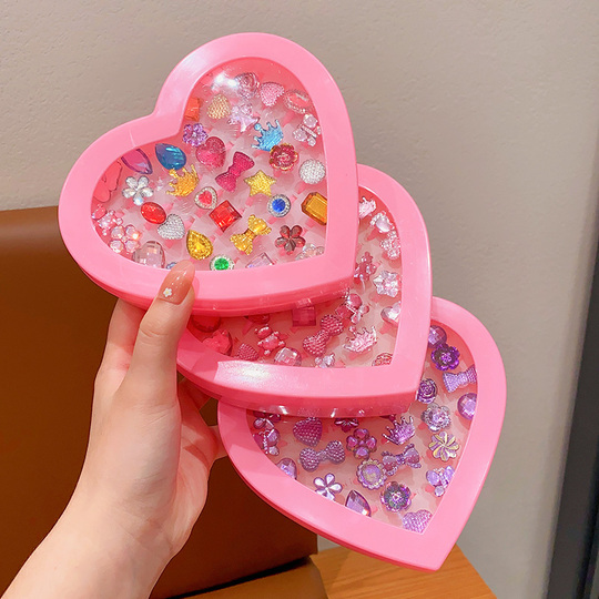 24 Anelli Regolabili Per Bambine - Set Principessa Colorato Per Feste E Regali - Foto 7