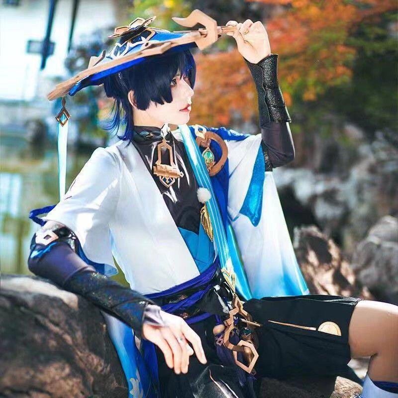 散兵cos服 原神流浪者愚人众cosplay衣服动漫游戏服装全套c服现货-淘宝网
