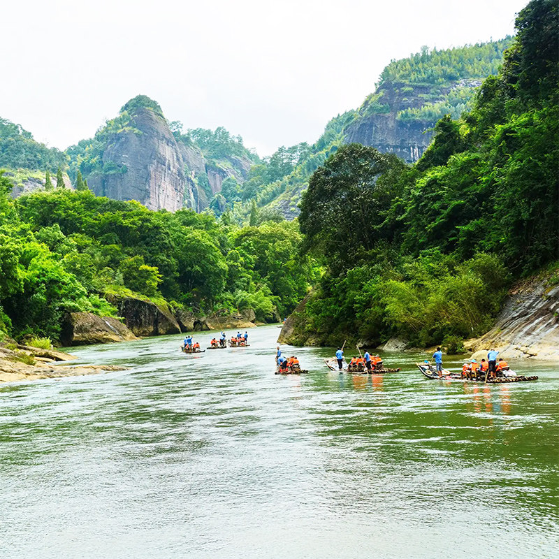 武夷山当地3天2晚私家小团三日游 南平武夷山小包私家团 含正餐
