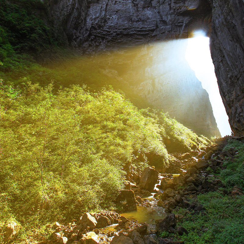 重庆武隆一日游纯玩天坑地缝仙女山乌江画廊周边游跟团游小包团