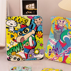 Crayon Shin-Chan Mirror, Foldable Large Makeup Mirror, Tabletop Vanity Mirror, Portable Mirror for Student Dormitory Use