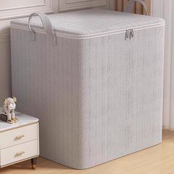 Clothing Storage Box for Home Use, Large Capacity, Extra-Large Clothing Organizer Box, Moving Packing Bag, Storage Basket, Box Organizer