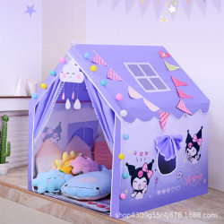 Children's Tent Indoor Girls' Playhouse Castle Kuromi Small Tent Toy Small House Baby Princess Sleeping Tent