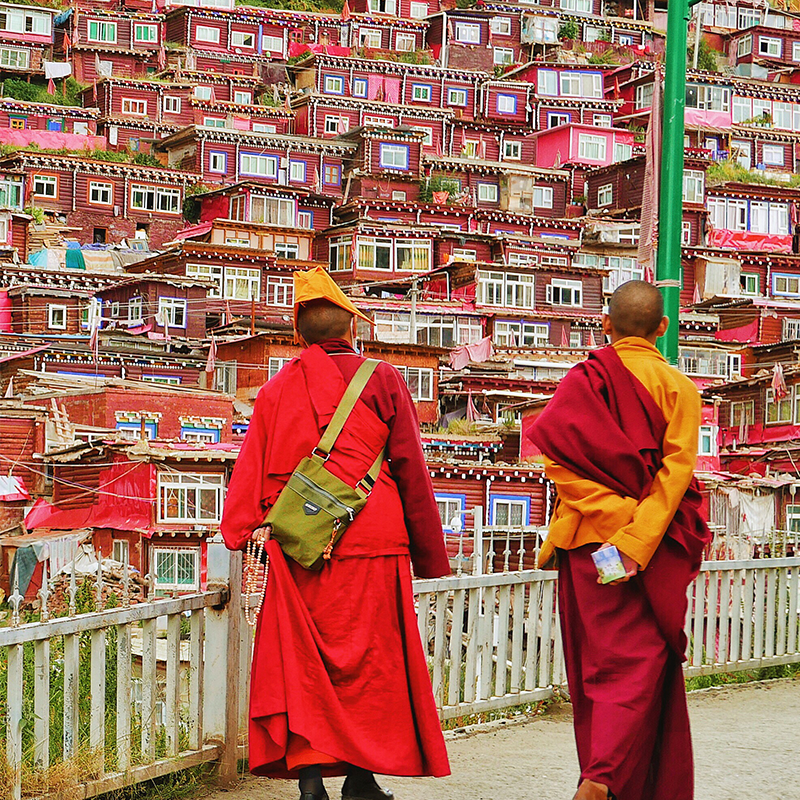 色达4日游 观音桥米亚罗毕棚沟古尔沟私家独立团