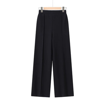 
Mom's autumn and winter clothes elastic waist versatile casual wide-leg pants