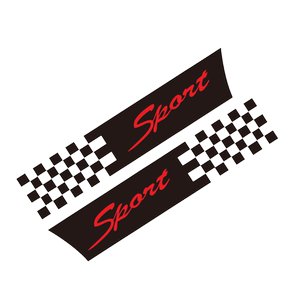 
Car personalized scratch blocking sticker body rear window rearview mirror decorative strip sport car sticker modification