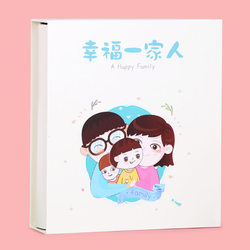 Photo Album with Large Capacity for Family Use, 5inch 6inch 7inch Mixed Pack of 500 Photos, Laminated Universal Photo Storage Album, 200-Photo Box Set, Insert-Style Children's Baby Growth Photo Memory Album