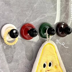 Medieval style suction cup hook behind door without punching and traceless hook