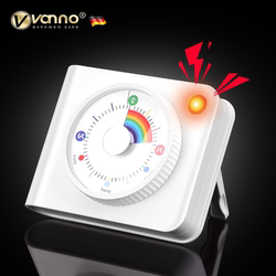 German Timer Time Management Alarm Clock for Home Use, Self-Discipline Tool for Elementary School Students, Countdown Kitchen Cooking Reminder