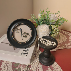 French-Style Vintage Tabletop Props for Photography, Vintage Candlesticks, Atmospheric Small Ornaments, Home Decoration