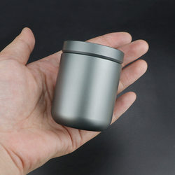 Aluminum Alloy Mini Portable Small Medicine Box Carry-On Sealed Moisture-Proof and Waterproof First Aid Medicine Storage Medicine Bottle