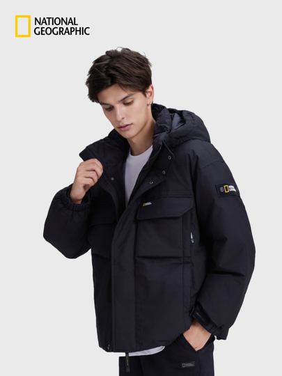 ナショナル ジオグラフィック メンズ ダウンジャケット - 冬の暖かさ