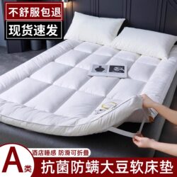 Soy Fiber Mattress Soft Pad for Home Bedroom, Mattress, Tatami Mat, Bedding, Single Dormitory Floor Mattress