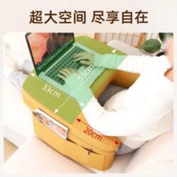 Bedside Computer Desk for Home Use, Bay Window Study Desk, Laptop Office Study Desk, Lazy Dormitory Mobile Soft Desk, Small Table