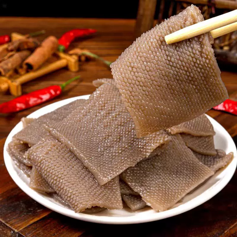 魔芋素毛肚片素食清水火锅麻辣烫凉拌羊肚素商用家用食材