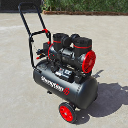 Shengtian Air Compressor Silent Oil-Free 1600W Air Pump Fast Car 30L Dust Blowing and Inflating Carpentry Special