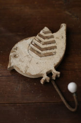 Garden Decoration Wall Hanging Bird Hook Outdoor Groceries Japanese Style Decorative Groceries Zakka Style