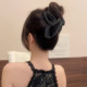 Light luxury style ball head wheat ear sparkling diamond triangle gripper 2025 new high-end full back head hairpin for women