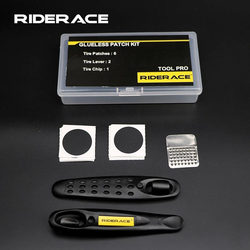 Tire Repair Set with Tire Lever, Tire Rubbing Piece, Glue-Free Mountain Bike Tire Repair Tool, Bicycle Accessories
