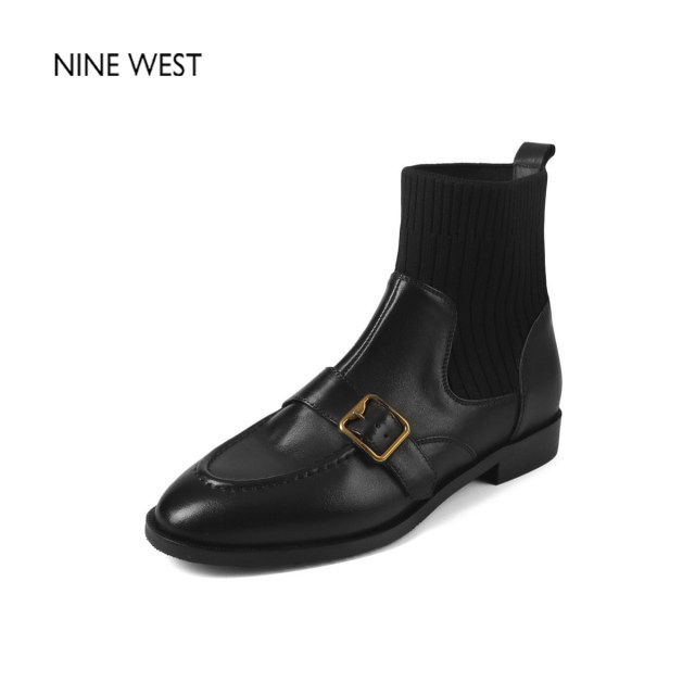 Nine West/Nine West Outlet specializes in knitted splicing leather shoes, retro short boots, women's French slim boots, Martin boots