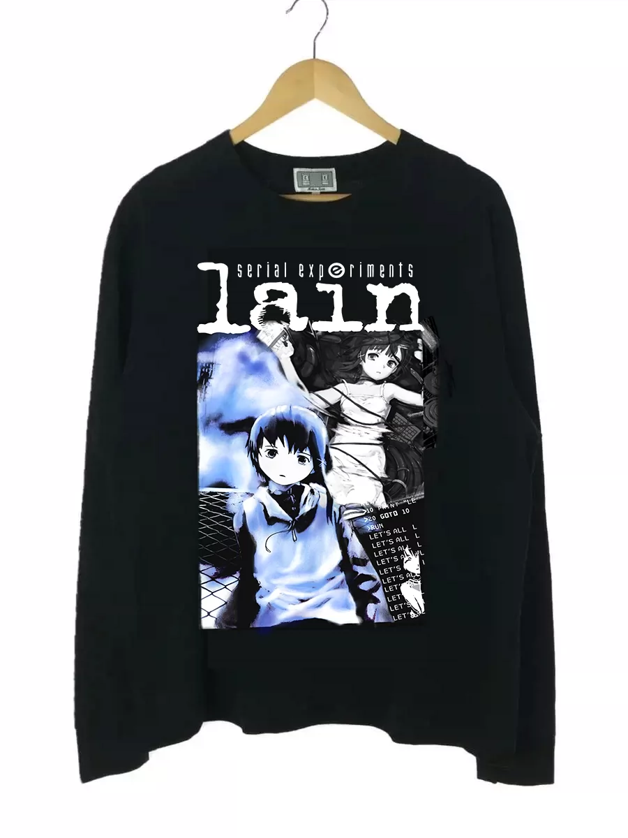 serial experiments LAIN 長袖 Tシャツ レイン ゲームT serial experiments LAIN 長袖 Tシャツ レイン ゲームT