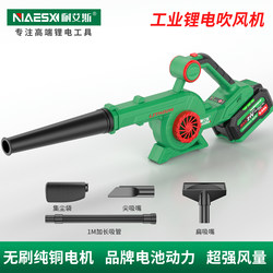 Naisi Lithium Battery Blower Rechargeable Dust Blower High-Power Powerful Industrial Vehicle-Mounted Vacuum Cleaner Dust Remover