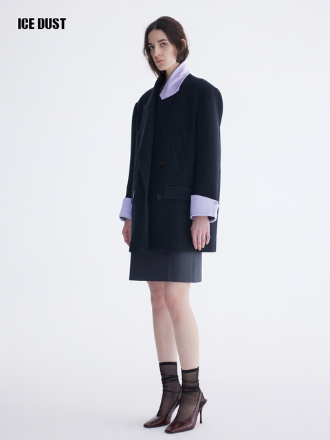 ICEDUST 25 Spring and Autumn Series Side Zipper Straight Stitch Basic Casual Skirt Short Skirt Women